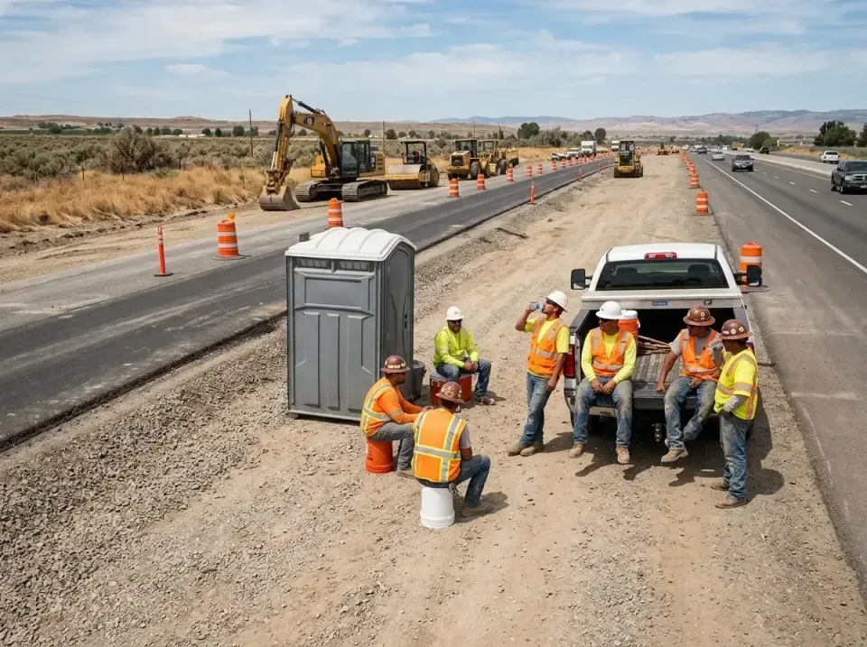 highway-road-construction-crew-007 — frequently asked questions, Porta Potty and Restroom Rentals in Clearlake Riviera, CA